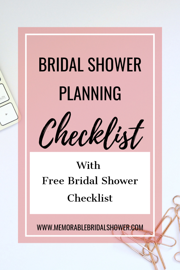 Bridal shower timeline Archives Green In May